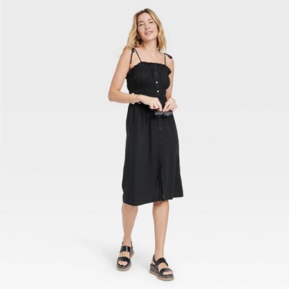 Women's Linen Dress - Universal Thread™
Black XL